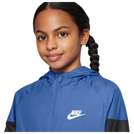 Nike Παιδικό αντιανεμικό μπουφάν Sportswear Windrunner Repel Jacket Nike Παιδικό αντιανεμικό μπουφάν Sportswear Windrunner Repel Jacket